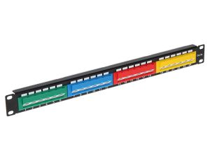 Patch panel RACK 19cali 24xRJ45 PP-24/RJ-KAT