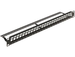 Patch panel RACK 19cali 24xKEYSTONE PP-24/FX/C-V2