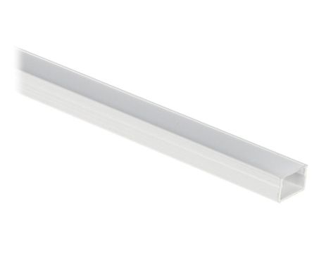 Profil z kloszem do taśm LED PR-LED/SW2/2M natynkowy biały