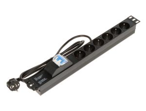 Listwa zasilająca do szaf RACK 19cali PD-6/R-2P 1.8m