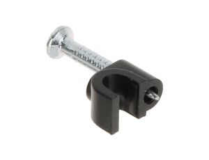 Uchwyt kablowy okrągły fi4mm czarny TRZ-4/B*P100