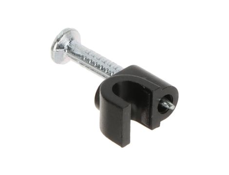 Uchwyt kablowy okrągły fi4mm czarny TRZ-4/B*P100
