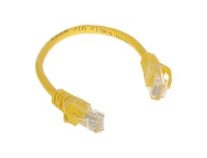 Patchcord RJ45/0.2-YELLOW 0.2m
