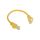 Patchcord RJ45/0.2-YELLOW 0.2m