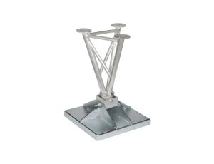 Podstawa przegubowa do masztów kratowych posiadających odciągi MK-1.5/POD-G