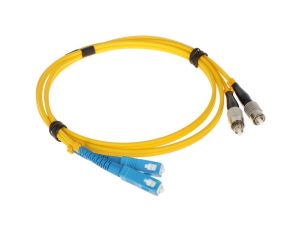 Patchcord światłowodowy jednomodowy PC-2FC/2SC 1m