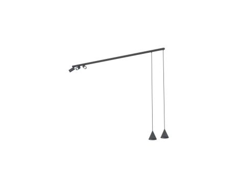 Lampa przysufitowa FOURTY 5xGU10 R50, GU10 R35 Czarny 11448 Nowodvorski