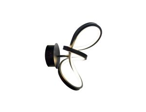 Kinkiet TESORO BLACK 15W LED CZARNY 4000K 15W LED IP20 ML1052 Milagro