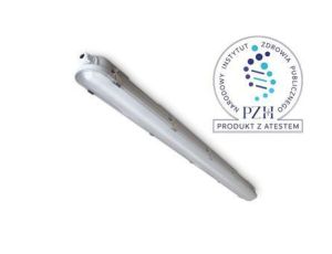 Hemi led industry szary oprawa liniowa hermetyczna led 52W 840 NW 4000K 7700lm 1500mm IP66 Atest PZH