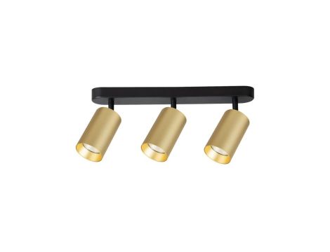 Oprawa reflektorki sufitowe Pipe Spot Złoty 3xGU10 ML1164 Milagro