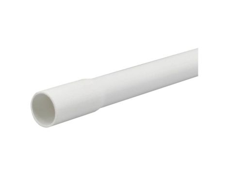 Rura elektroinstalacyjna sztywna RLM-22 gładka kielichowa 320N PVC UV biała 2m /15szt/