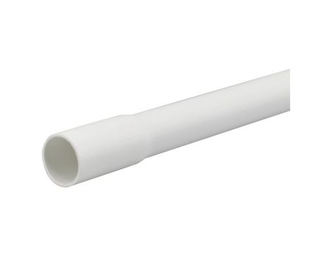 Rura elektroinstalacyjna sztywna RLM-25 gładka kielichowa 320N PVC UV biała 2m /15szt/