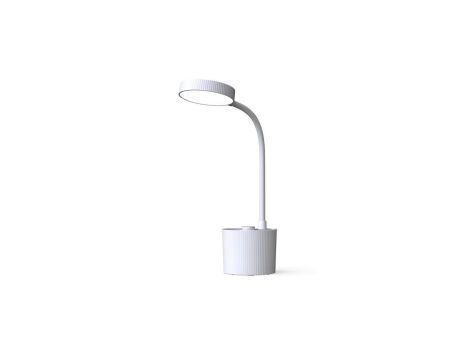 Lampa biurkowa LED 5W z przybornikiem PURE FLB-20 ANGES biała Forever Light