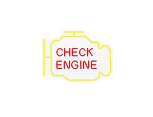 Neon PLEXI LED CHECK ENGINE żółto czerwony NNE21 Neolia