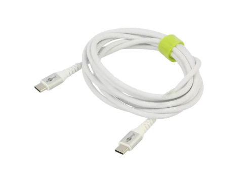 GOOBAY-70194 Kabel USB 2.0 USB C wtyk, z obu stron 2m biały 0,48Gbps 60W