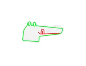 Neon PLEXI LED JURASSIC KROKODYL zielony FLNJ03 Forever Light