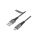 USB-C/A-TXT/2.0 Kabel USB 2.0 USB A wtyk, USB C wtyk 2m 480Mbps tekstylny