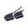 SCART-03/030LC Kabel SCART wtyk, z obu stron 3m czarny ekranowany