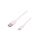 USB-USBC-3.0-WH Kabel USB 2.0 USB A wtyk, USB C wtyk 3m biały Żyła: Cu 480Mbps