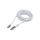 GOOBAY-74160 Kabel USB 3.0 RJ45 wtyk, USB A wtyk niklowany 3m biały F/UTP