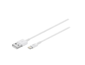 Kabel USB 2.0 Apple Lightning wtyk, USB A wtyk 0,5m biały 72905