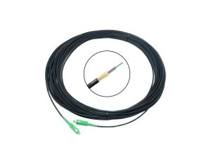 Patchcord microADSS 1J, 120 m, 3 mm, G.657A2, złącza SC/APC, Gold, zbrojony, LSOH