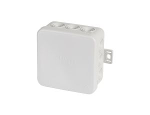 Puszka instalacyjna natynkowa E125 75x75x40mm bezhalogenowa IP54 szara F-TRONIC