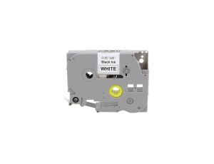 Taśma Tze-221 do drukarki Brother 9mm 8m biała taśma czarny nadruk