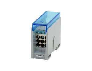 Blok rozdzielczy VBR 250A-9 (1x35 / 9x16) Al/Cu - niebieski