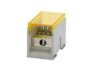 Blok rozdzielczy VBR 400A-10 (1x50 / 10x16) Al/Cu - żółty