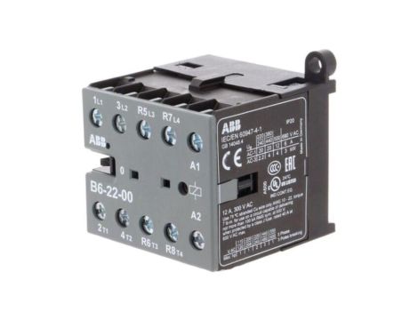 B6-22-00-80 Stycznik 4-biegunowy, NC x2 + NO x2, 220240VAC, 6A, B6, -2055C