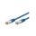 F/UTP5E-CCA-100BL Patch cord F/UTP 5e linka CCA PVC niebieski 10m 26AWG