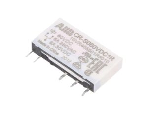 Przekaźnik miniaturowy, SPDT, Napięcie Cewki: 60VDC, CR-S, podstawka,THT 1SVR405501R5010