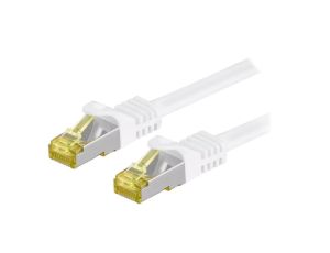 Patch cord S/FTP 6a linka Cu LSZH biały 10m 26AWG 91097