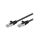 F/UTP5-CCA-250BK Patch cord F/UTP 5e linka CCA PVC czarny 25m 26AWG
