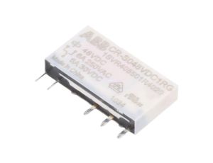 Przekaźnik miniaturowy, SPDT, Napięcie Cewki: 48VDC, CR-S, podstawka,THT 1SVR405501R4020