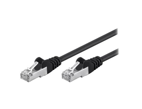 F/UTP5-CCA-500BK Patch cord F/UTP 5e linka CCA PVC czarny 50m 26AWG