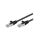 F/UTP5-CCA-500BK Patch cord F/UTP 5e linka CCA PVC czarny 50m 26AWG