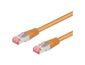 Patch cord S/FTP 6a linka Cu LSZH pomarańczowy 3m 27AWG 93785