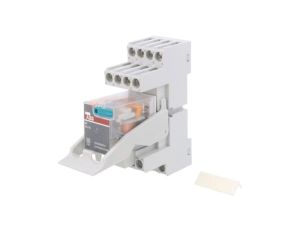 Przekaźnik interfejsowy, 4PDT, Napięcie Cewki: 24VDC, na szynę DIN, CR-M 1SVR405613R1010