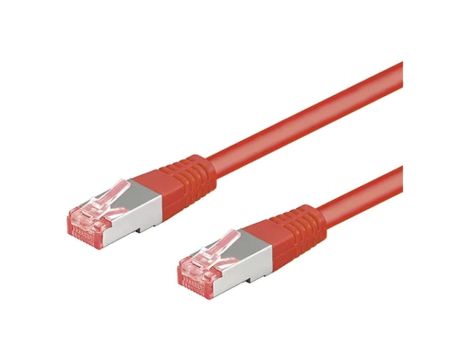 S/FTP6A-CU-030RD Patch cord S/FTP 6a linka Cu LSZH czerwony 3m 27AWG