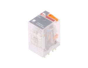 Przekaźnik elektromagnetyczny, 4PDT, Napięcie Cewki: 24VAC, max.250VDC 1SVR405613R0000