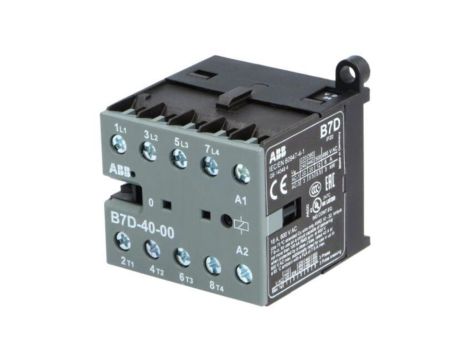 B7D-40-00-01 Stycznik 4-biegunowy, NO x4, 24VDC, 7A, na panel,na szynę DIN