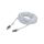 GOOBAY-74179 Kabel USB 3.1 RJ45 wtyk, USB C wtyk niklowany 7,5m biały PVC