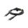 USBC-4.0G3-007BK Kabel USB 4.0 USB C wtyk, z obu stron 0,7m czarny 40bps 240W