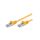 F/UTP5-CCA-150YL Patch cord F/UTP 5e linka CCA PVC żółty 15m 26AWG