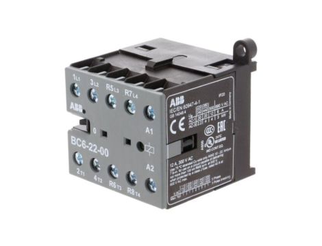 BC6-22-00-01 Stycznik 4-biegunowy, NC x2 + NO x2, 24VDC, 6A, BC6, -2055C