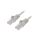 U/UTP6-CCA-150GY Patch cord U/UTP 6 linka CCA PVC szary 15m 24AWG