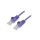 U/UTP6-CCA-100VI Patch cord U/UTP 6 linka CCA PVC fioletowy 10m 24AWG