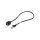 GOOBAY-73386 Przedłużacz RJ45 F/UTP 5e linka Cu PVC czarny 0,5m 26AWG